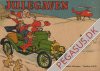 Julegaven 1959: Julemanden i bil med to nisser