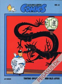 Albumklubben Comics 14: Tintins oplevelser: Den bl&aring; lotus