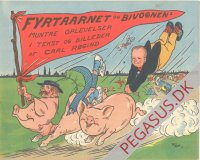 Fyrt&aring;rnet & Bivognens muntre oplevelser 1931: R&oslash;gind Fanger grise. Barberstuen.