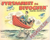 Fyrt&aring;rnet & Bivognens muntre oplevelser 1949: Engholm & Jens Brandt/Kaj Engholm Fanget p&aring; u-b&aring;ds-periskop. S&oslash;slag med s&aelig;lsom slutning.
