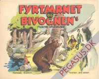 Fyrt&aring;rnet & Bivognens muntre oplevelser 1954: Engholm & Jens Brandt/Kaj Engholm P&aring; bjergsti - bj&oslash;rn med k&oslash;lle. M&aelig;rkelig motorb&aring;ds man&oslash;vre.