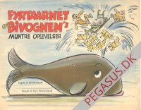 Fyrt&aring;rnet & Bivognens muntre oplevelser 1961: Engholm/Kaj Engholm Hundespand hen over hval. (P&aring; Sydpolen).