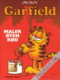 Garfield farvealbum 5: Garfield maler byen rød