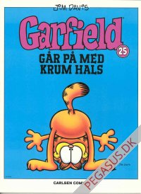 Garfield 25: Garfield g&aring;r p&aring; med krum hals