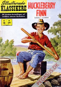 Illustrerede klassikere 19: Huckleberry Finn  HBN 32 nypris 1,50