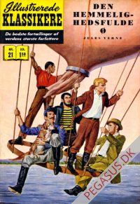 Illustrerede klassikere 21: Den hemmelighedsfulde &oslash;  HBN 32 nypris 1,50