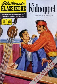 Illustrerede klassikere 51: Kidnappet  HBN 54 nypris 1,50