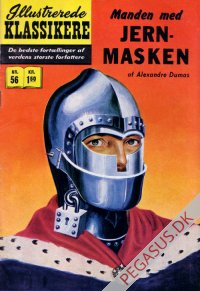 Illustrerede klassikere 56: Manden med jernmasken  HBN 58 nypris 1,50