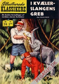 Illustrerede klassikere 74: I kvælerslangens greb  HBN 75 nypris 1,50