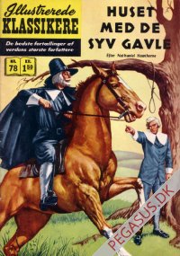 Illustrerede klassikere 78: Huset med de syv gavle  HBN 79 nypris 1,50