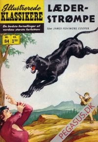 Illustrerede klassikere 84: Læderstrømpe  HBN 84 nypris 1,50