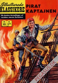 Illustrerede klassikere 85: Piratkaptajnen  HBN 85 nypris 1,50