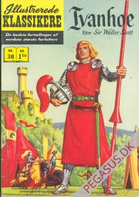 Illustrerede klassikere 38: Ivanhoe  HBN 163 nypris 1,50