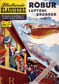 Illustrerede klassikere 129: Robur luftens erobrer  HBN 127 nypris 1,50