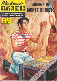 Illustrerede klassikere 40: Greven af Monte Christo  HBN 151 nypris 1,50