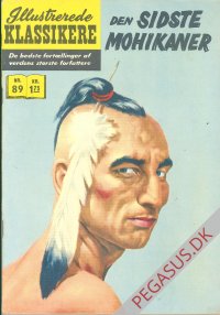 Illustrerede klassikere 89: Den sidste mohikaner  HBN 163 nypris 1,75