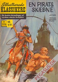 Illustrerede klassikere 175: En pirats sk&aelig;bne  HBN 168 nypris 1,75
