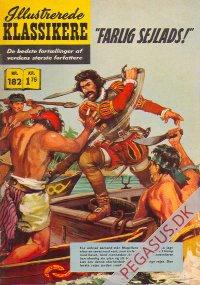 Illustrerede klassikere 182: Farlig sejlads  HBN 168 nypris 1,75