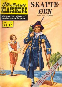Illustrerede klassikere 23: Skatte&oslash;en  HBN 188 nypris 1,75