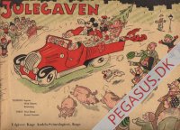 Julegaven 1937: Julemanden i lastbil, Mickey Mouse og Anders And p&aring; ladet