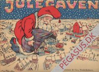 Julegaven 1941: Julemanden &oslash;ser gaver ud over byens torv