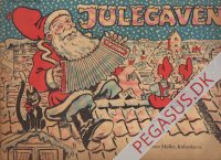 Julegaven 1942: Julemanden spiller harmonika p&aring; tagryg