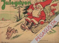 Julegaven 1946: Julemanden k&aelig;lker med to nisser