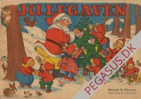 Julegaven 1961: Julemanden og nisseb&oslash;rn pynter juletr&aelig;