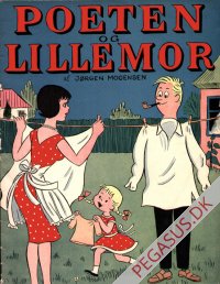 Poeten og Lillemor (1954 - 55): Poeten og Lillemor h&aelig;nger t&oslash;j op