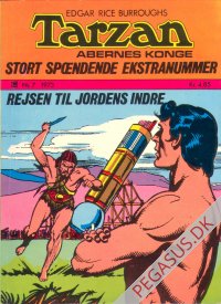 Tarzan. Stort sp&aelig;ndende ekstranummer 1973 7: Rejsen til jordens indre