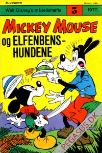 Walt Disney's månedshæfte 1970 5: Mickey Mouse og elfenbenshundene