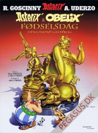 Asterix 34: Asterix' & Obelix' f&oslash;dselsdag. Den gyldne g&aelig;stebog