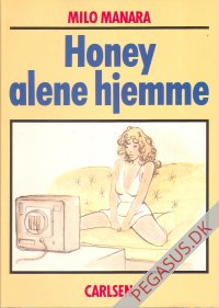 Honey alene hjemme