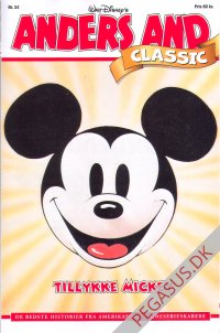 Anders And classic 24: Tillykke Mickey. De bedste historier fra amerikanske tegneserieskabere